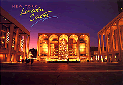 Lincoln Center, one of the venues for our Touring Shows
